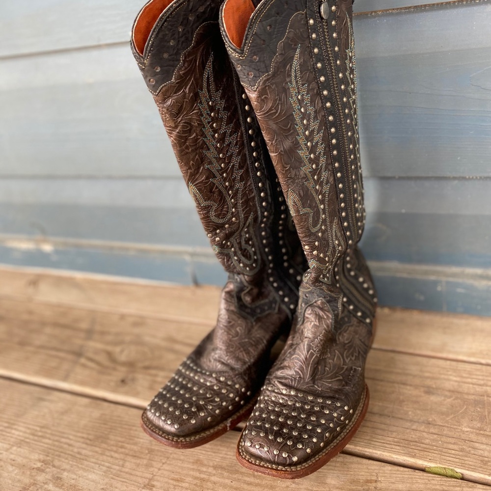 Dan Post Studded Fashion Boots